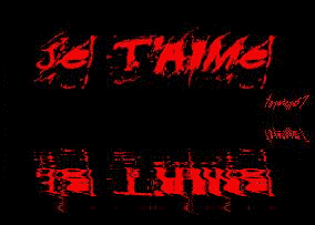 je t'aime